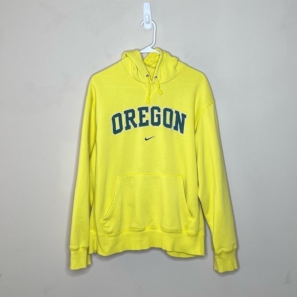Vintage Nike Center Check Oregon Ducks Hooded Sweatshirt - Picture 1 of 7